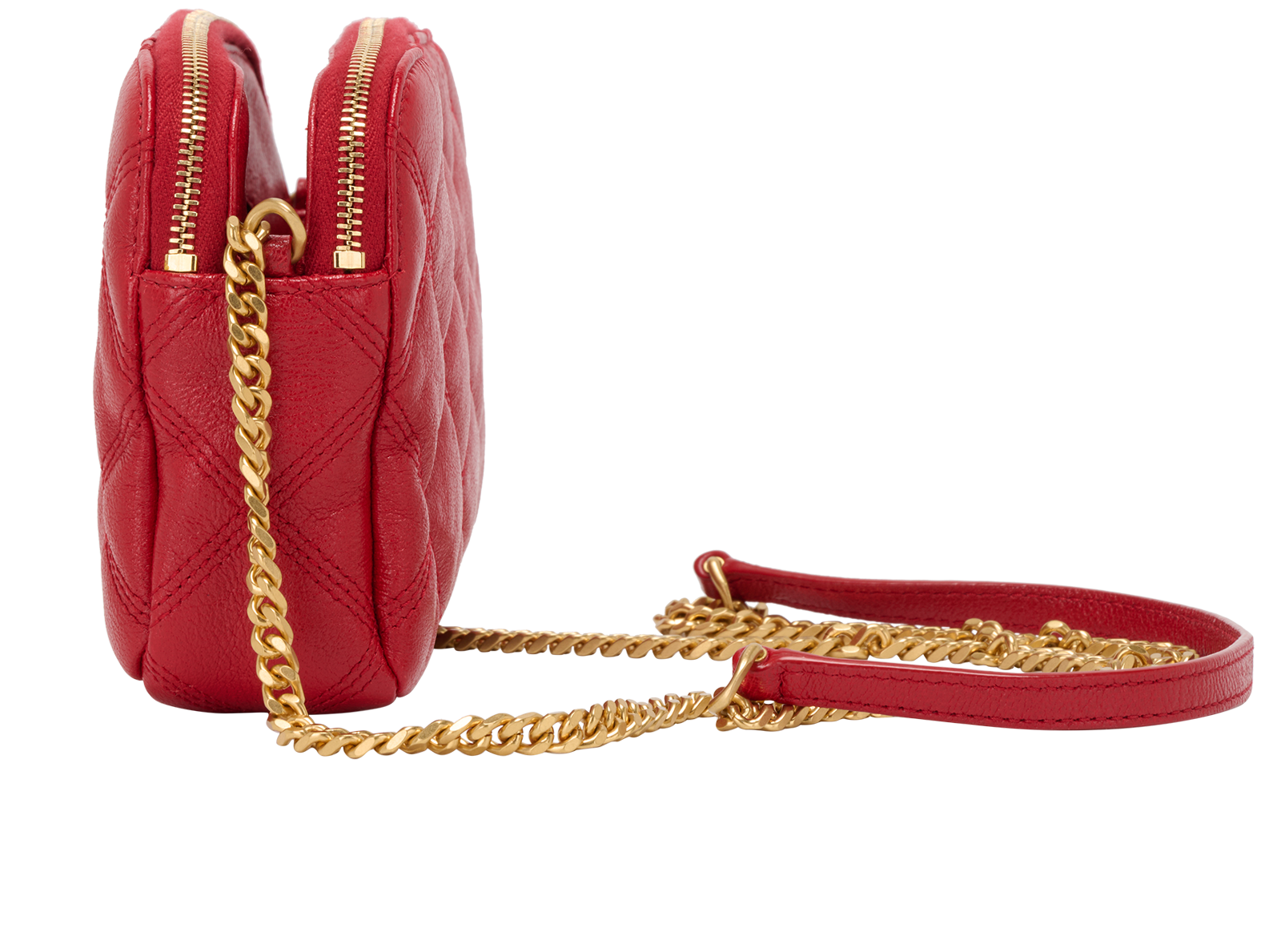 Crossbody, &pound;550, Handbags, Red, Leather, Bottom view